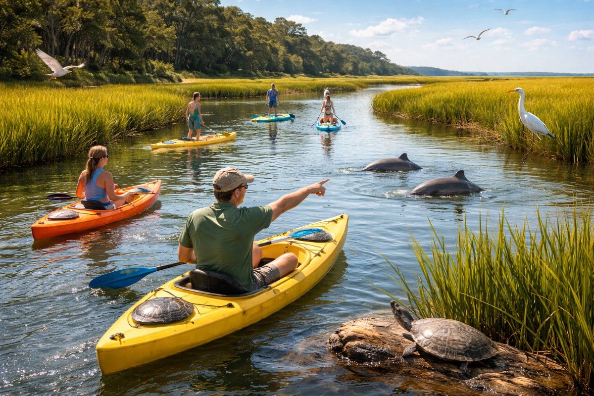 Kayaking or Paddleboarding